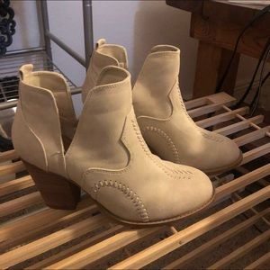 Suede booties